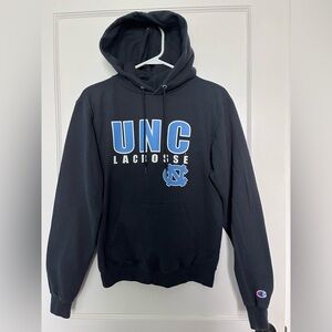 Champion Navy Blue and Baby Blue Sweatshirt Hoodie